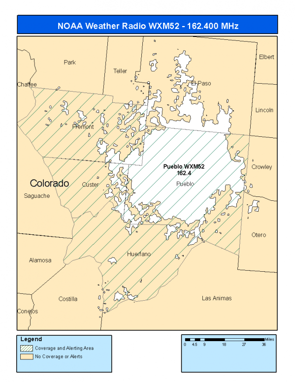 WXM52 Coverage Map