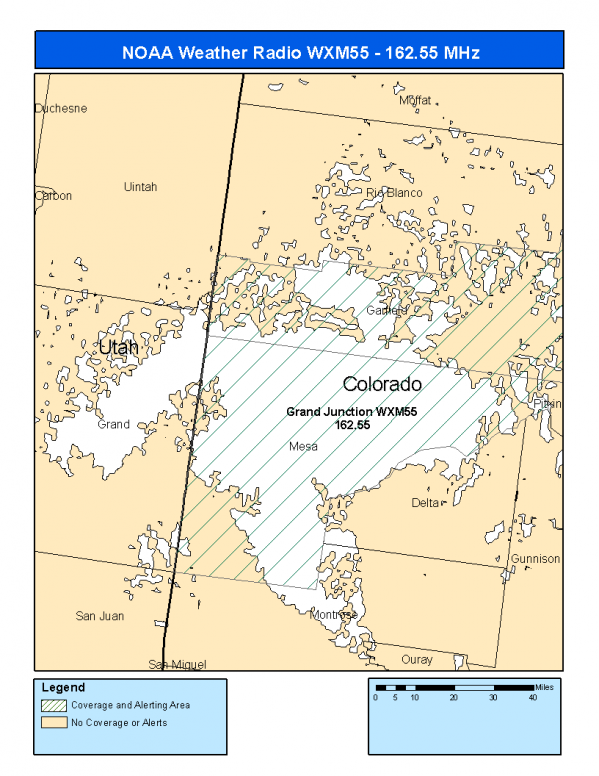 WXM55 Coverage Map