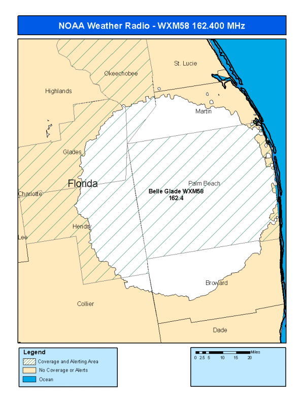WXM58 Coverage Map