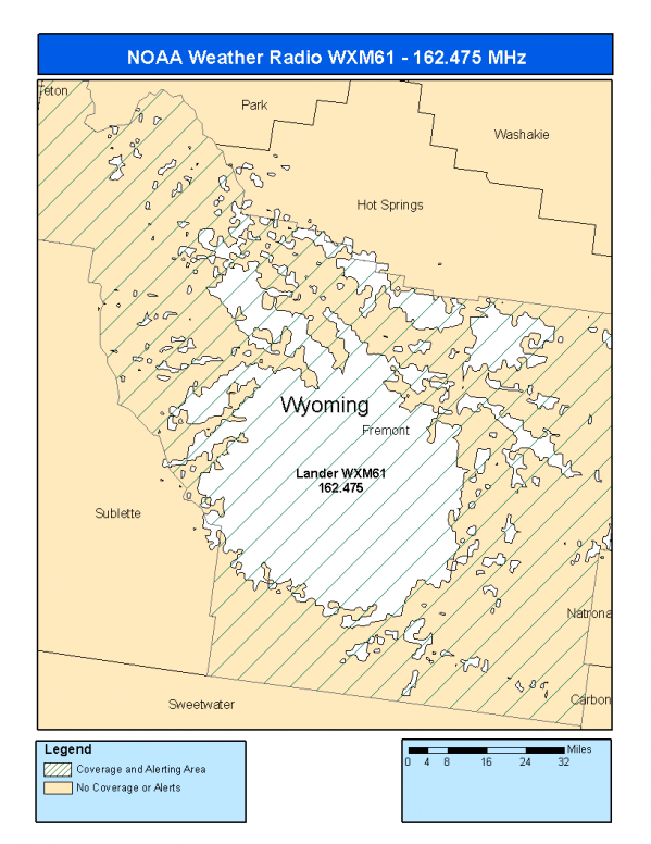 WXM61 Coverage Map