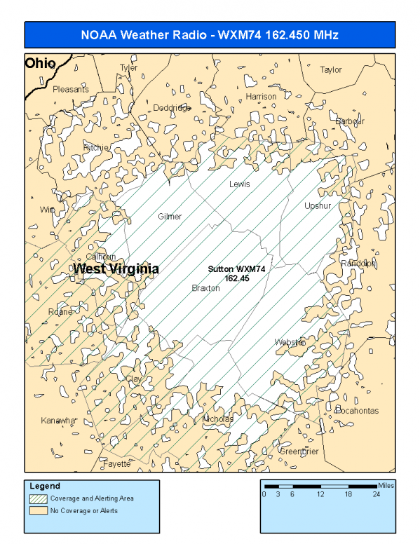 WXM74 Coverage Map