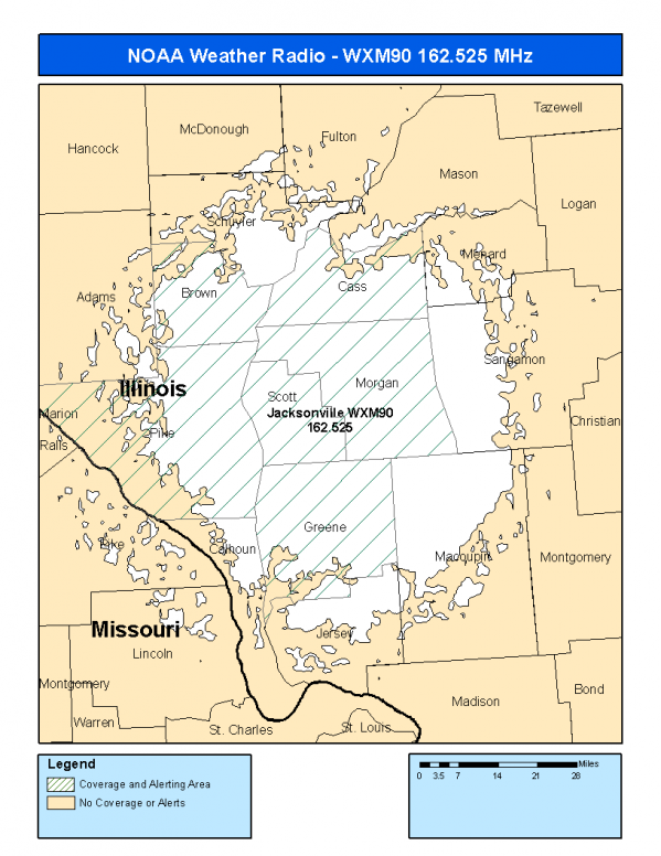 WXM90 Coverage Map