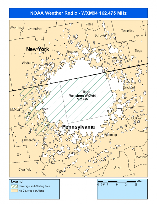 WXM94 Coverage Map