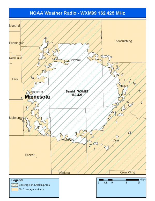 WXM99 Coverage Map