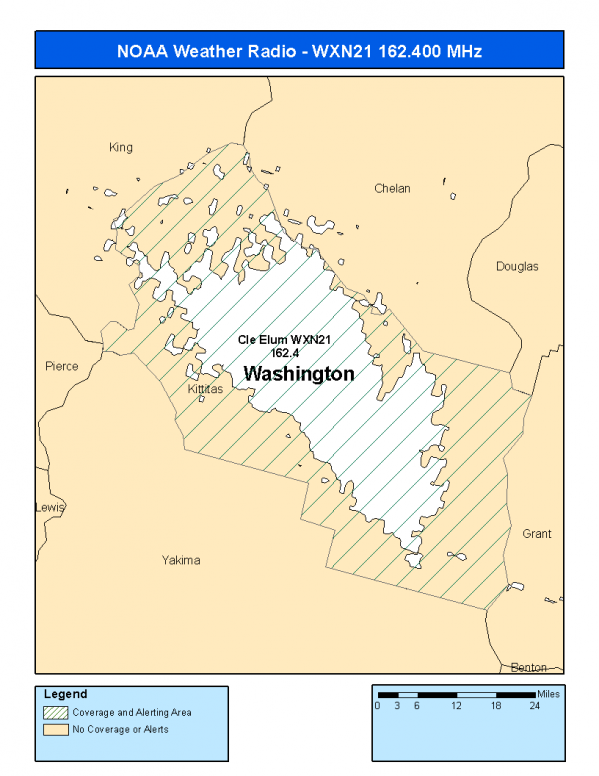 WXN21 Coverage Map