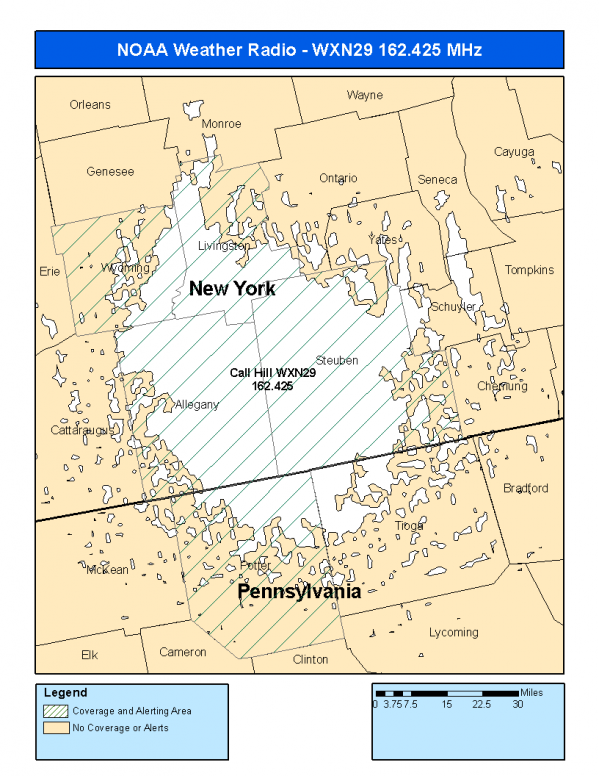 WXN29 Coverage Map