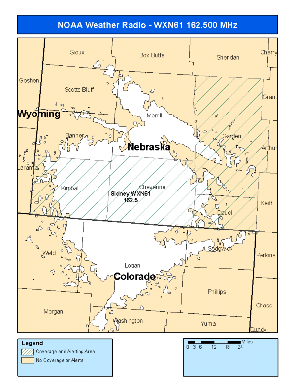 WXN61 Coverage Map