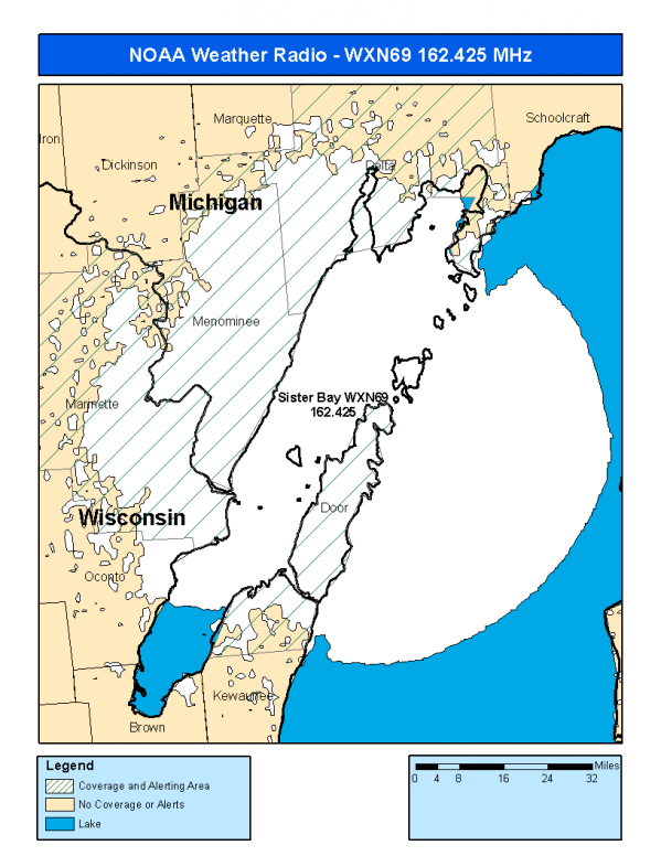 WXN69 Coverage Map