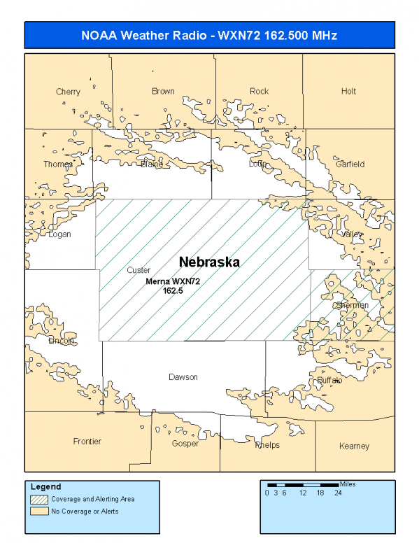 WXN72 Coverage Map