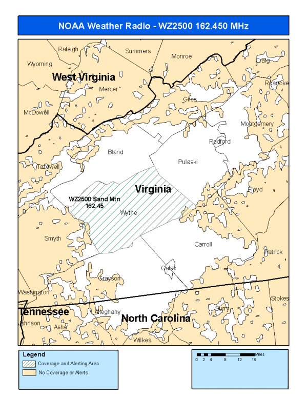 WZ2500 Coverage Map