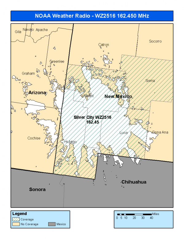 WZ2516 Coverage Map